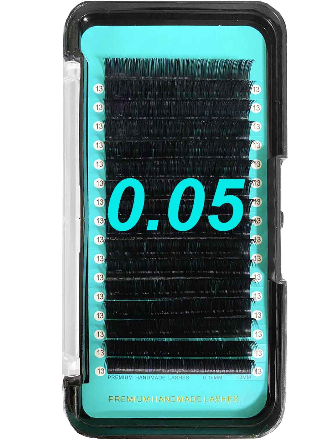 Cashmere Matte Faux Mink Deep Black Individual Lash Extensions【0.05mm 16-lines】CLEARANCE SALE