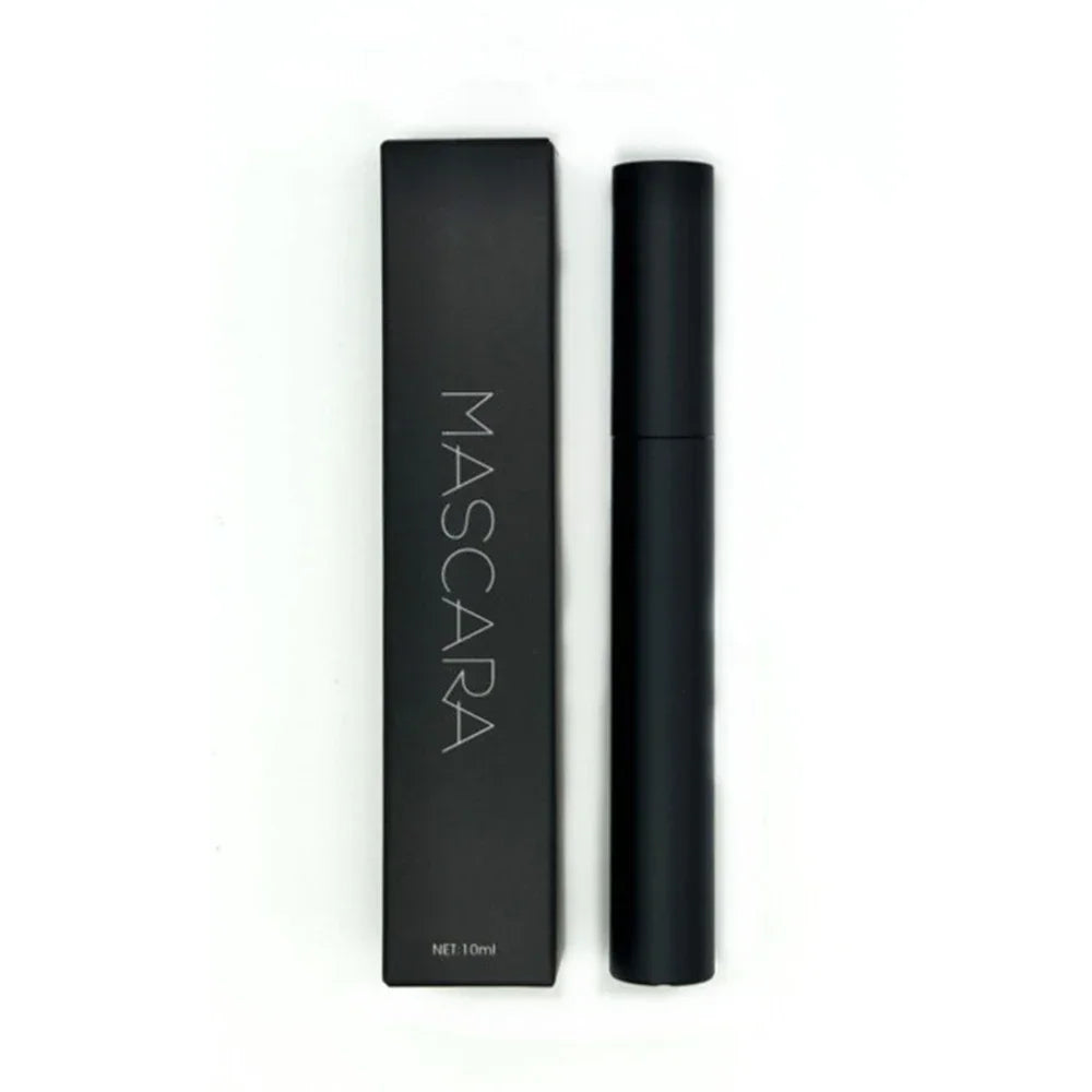 10ml Private Label Mascara Custom Bulk Black Color Round Tube Thick Curling Waterproof Fast-dry Lengthening Beautiful Eye Makeup