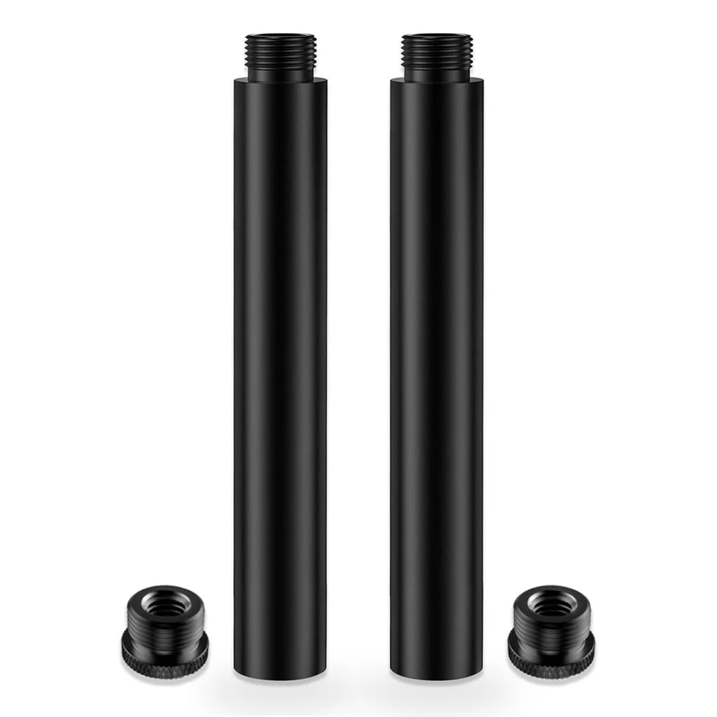 Microphone Stand Fixing Screw Adapter Mic Stand 1/4 3/8 5/8 Thread Adapter Screw Set Aluminum Alloy Mic Boom Arm Extension Rod