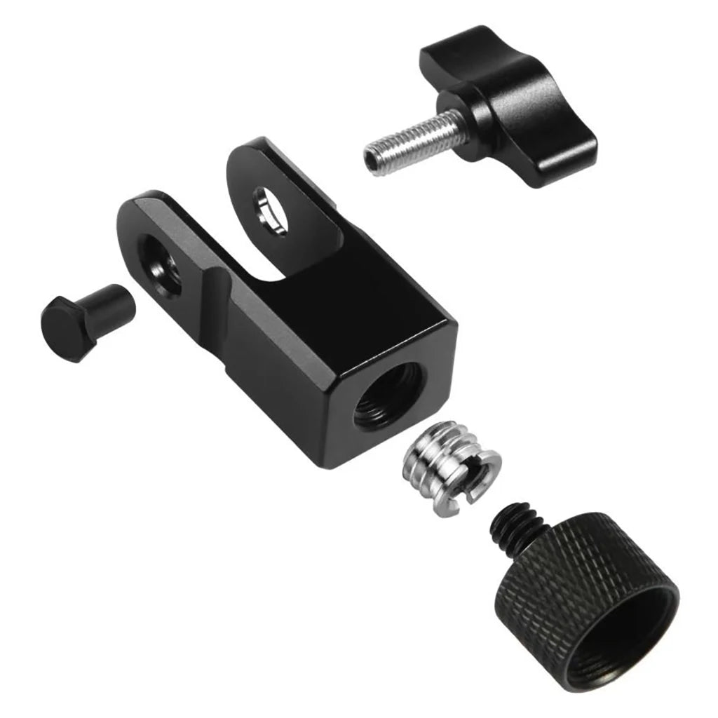 Microphone Stand Fixing Screw Adapter Mic Stand 1/4 3/8 5/8 Thread Adapter Screw Set Aluminum Alloy Mic Boom Arm Extension Rod